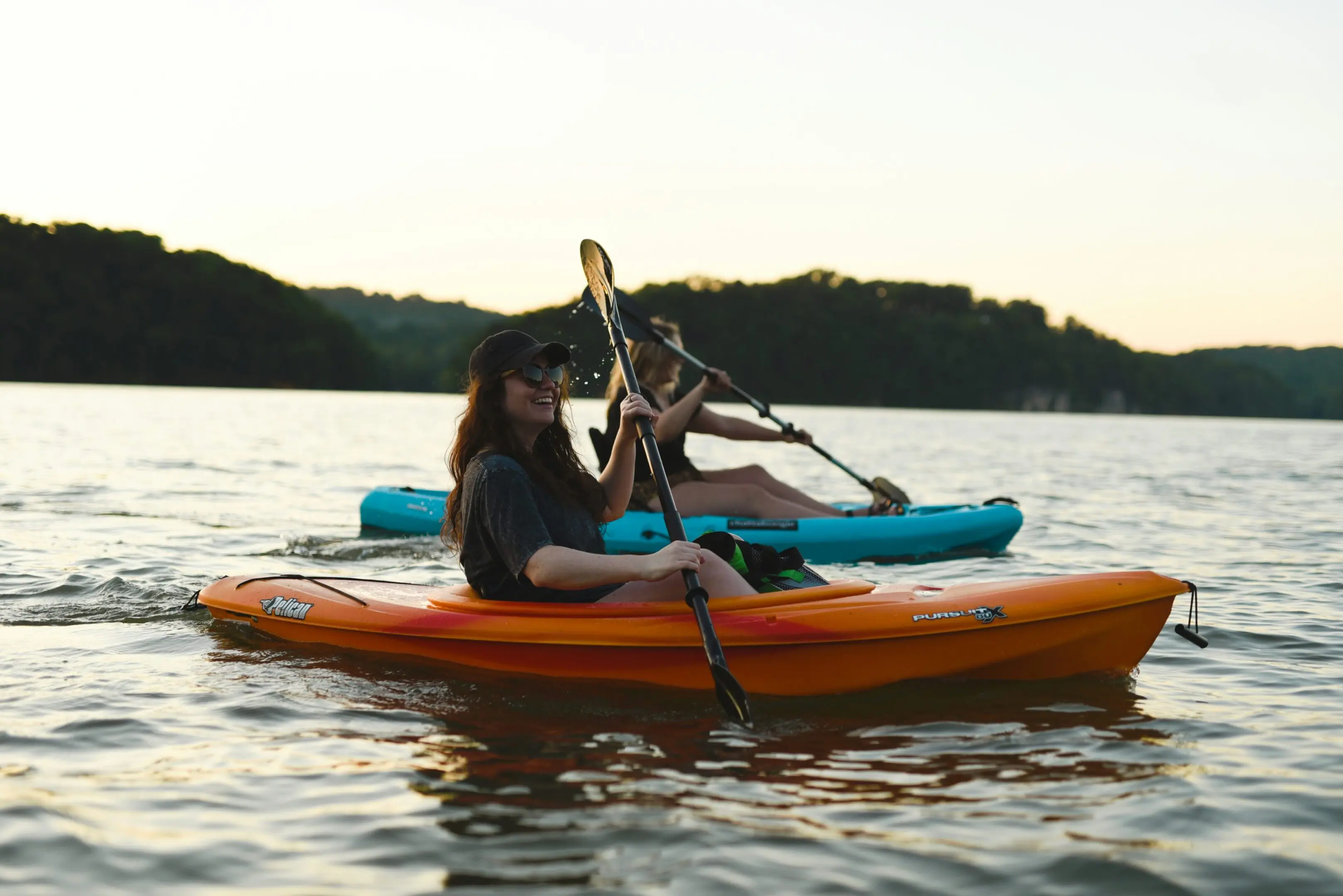 Woman Kayaking Chickamauga Lake